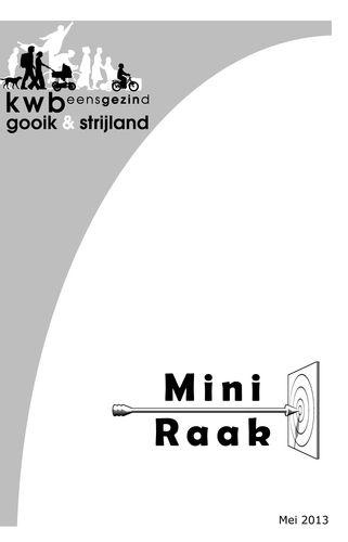 Kaft van Mini Raak 201305
